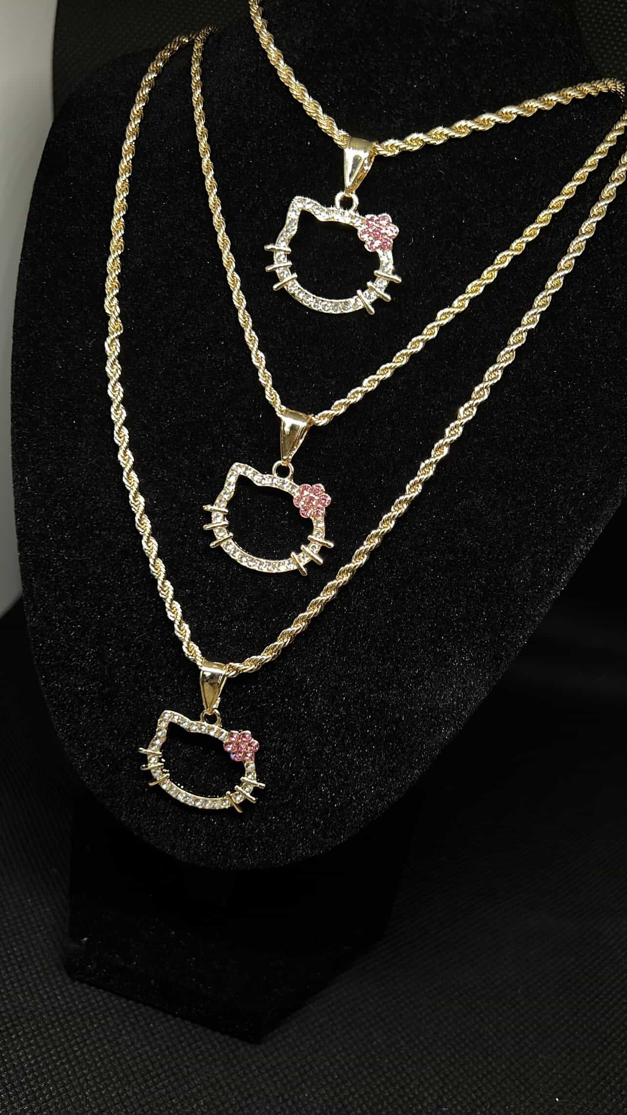 Hello Kitty Open face Necklaces