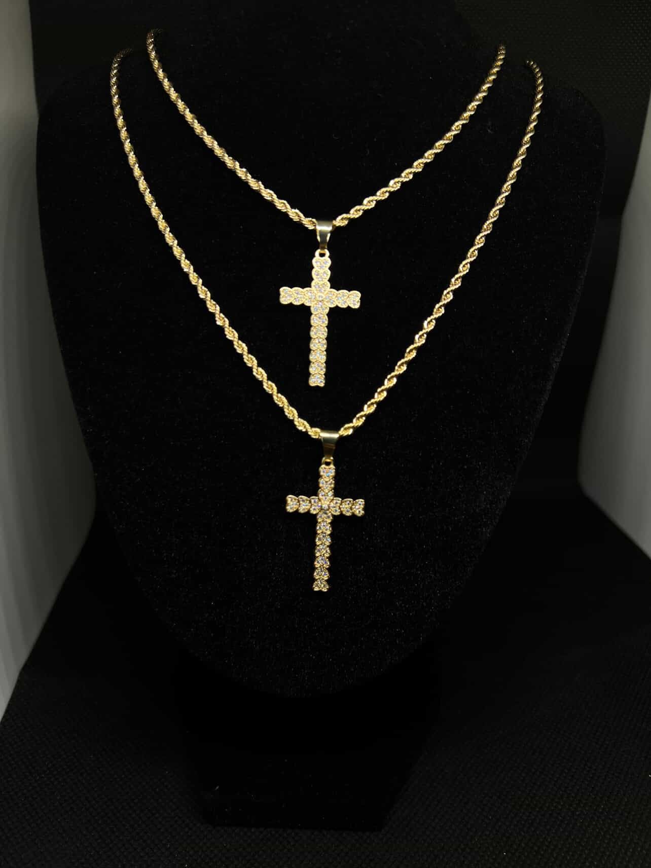 Jesus piece/ Cross Necklace