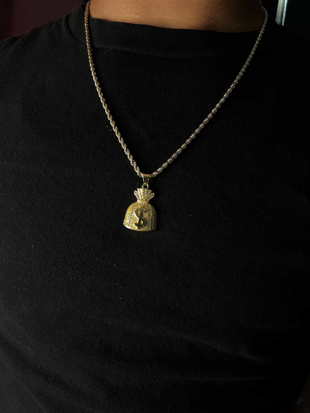Custom Moneybag Necklace