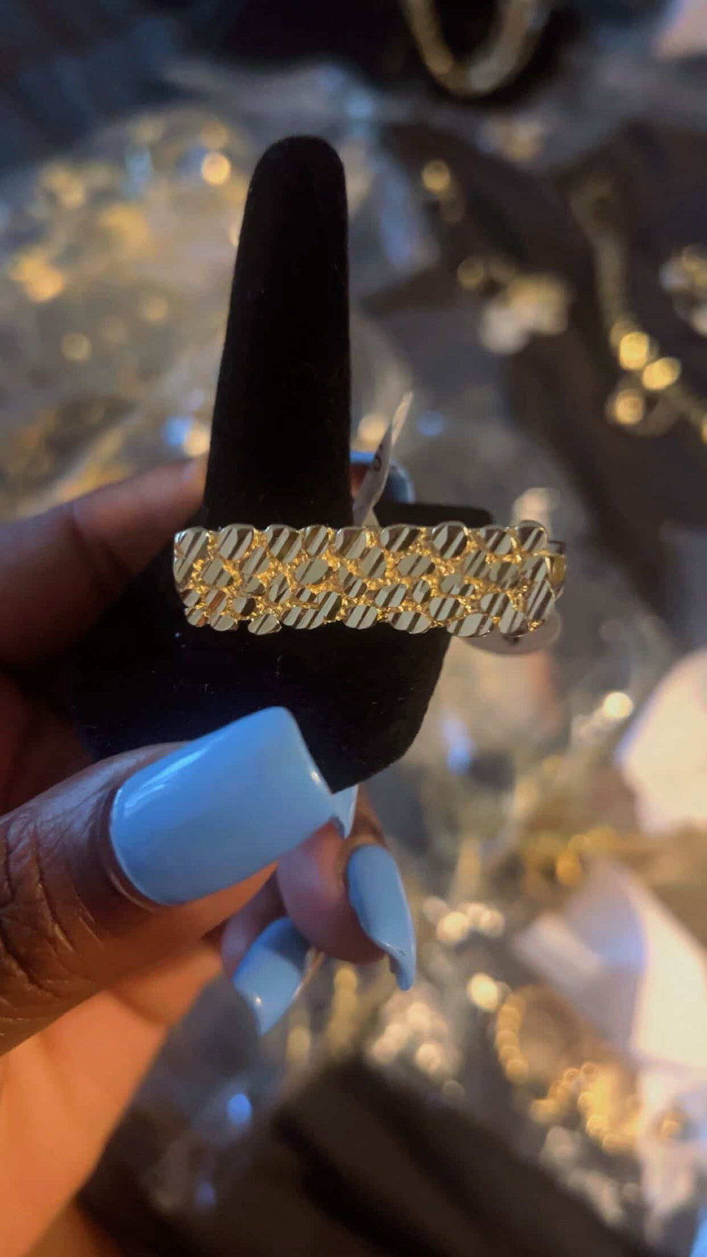 2 Finger Nugget Ring