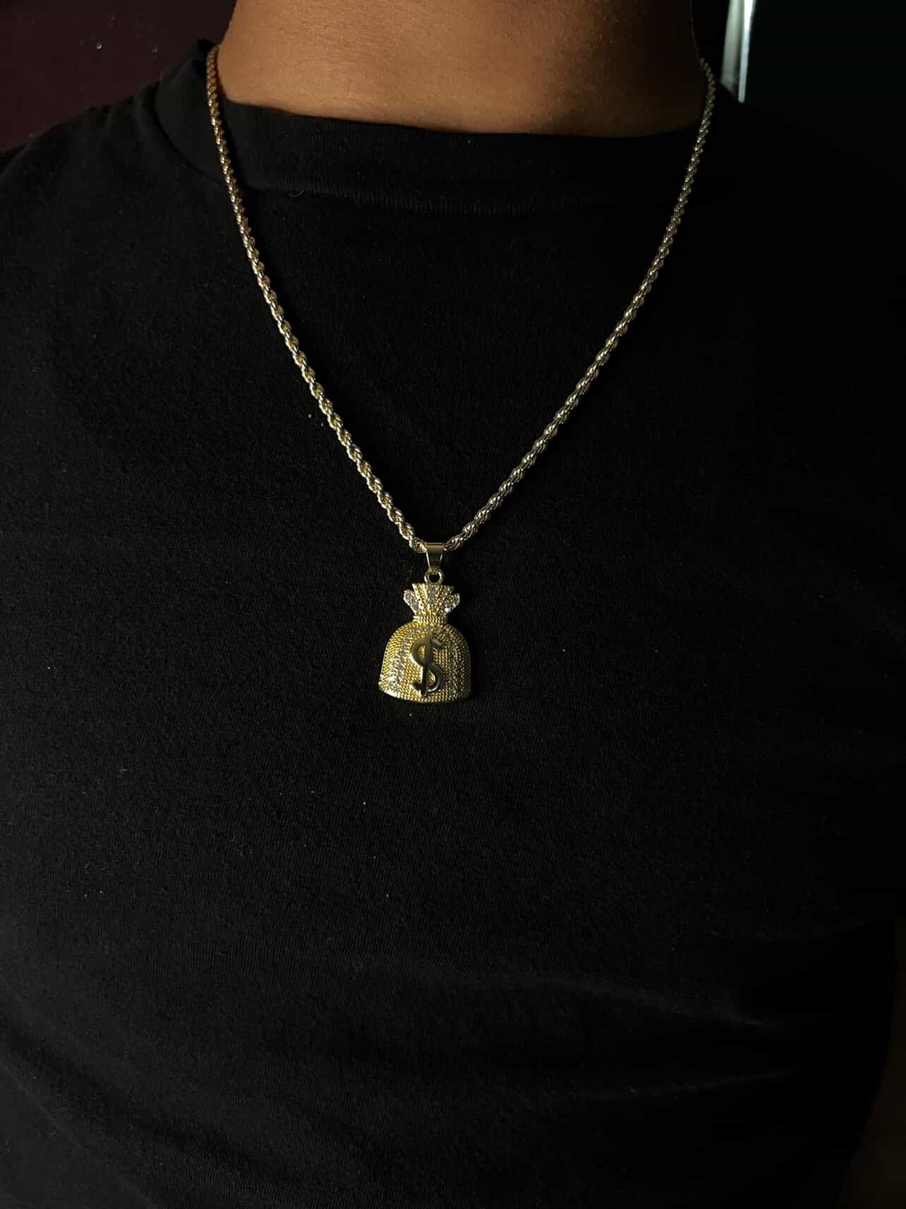Custom Moneybag Necklace