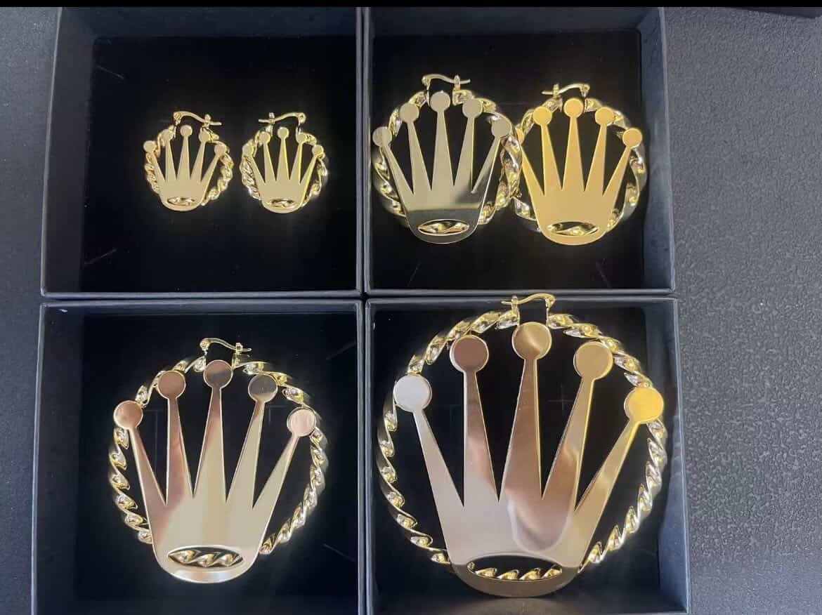 Custom Crown Earrings