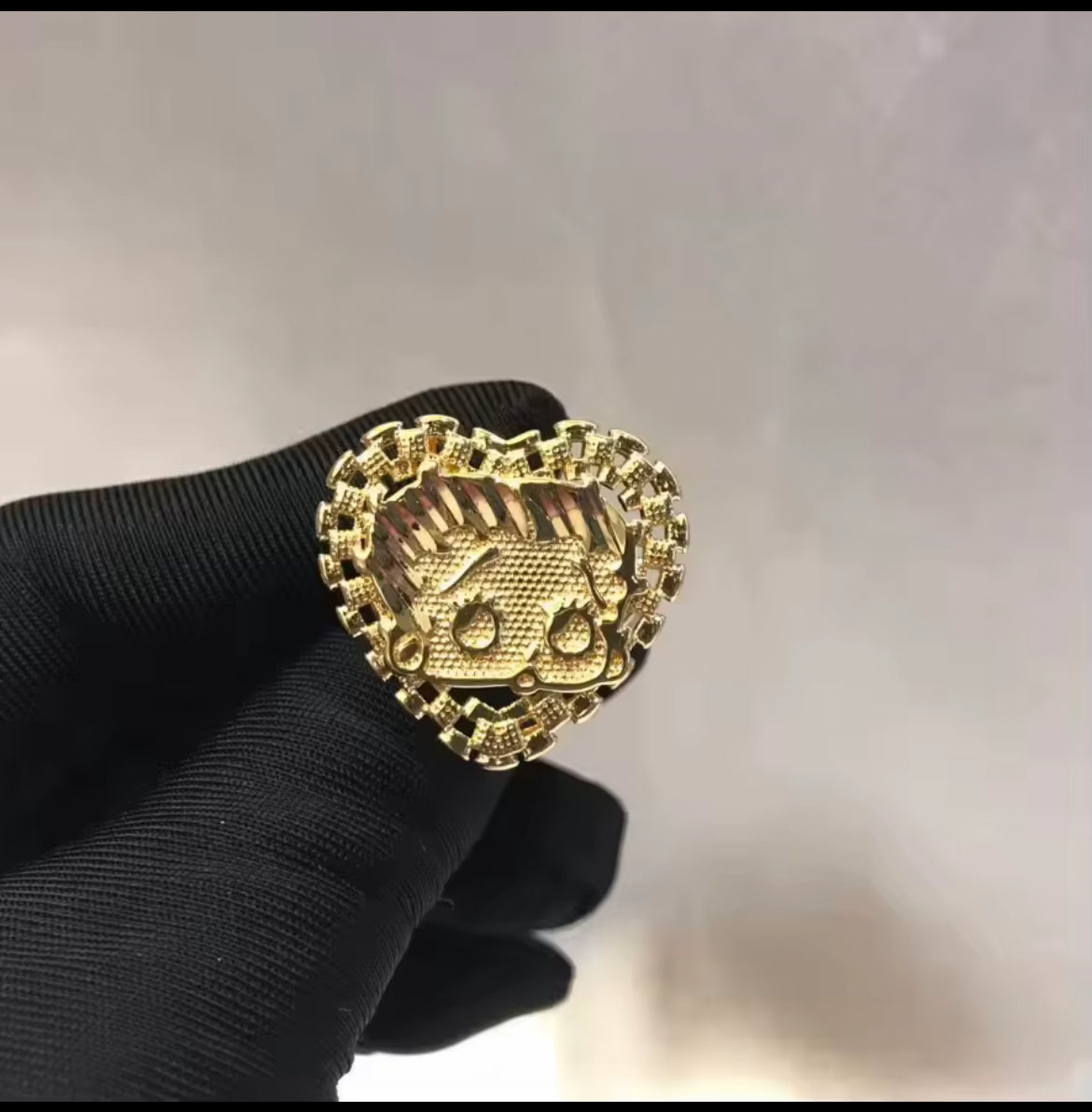 Custom Betty Boop Ring