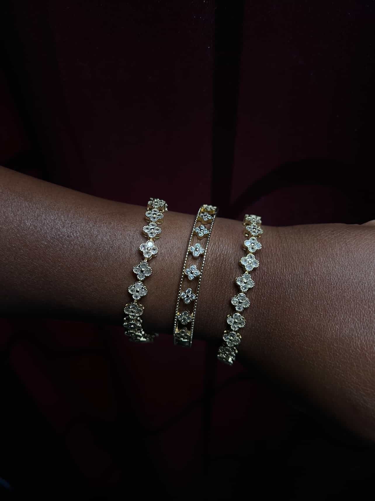 French lucky Clover Bracelet