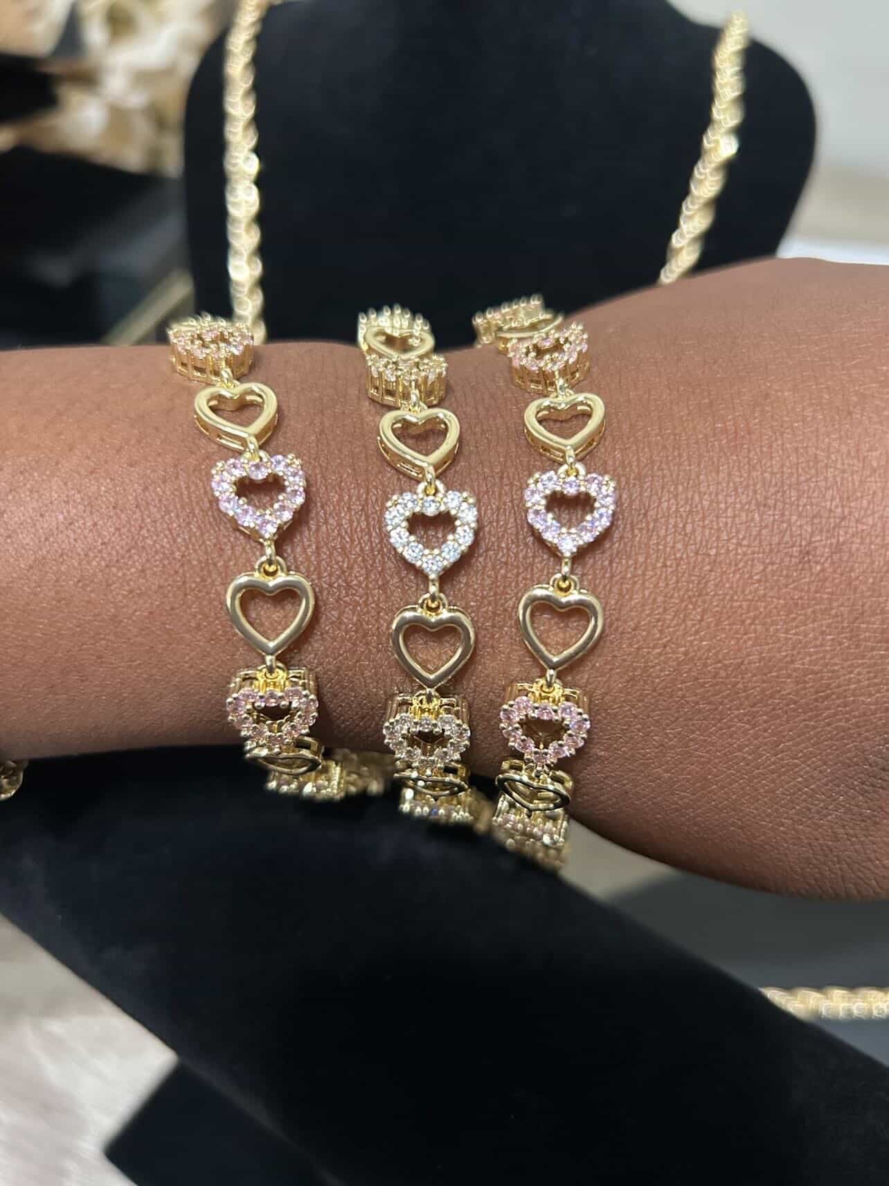 Diamond Heart Bracelet