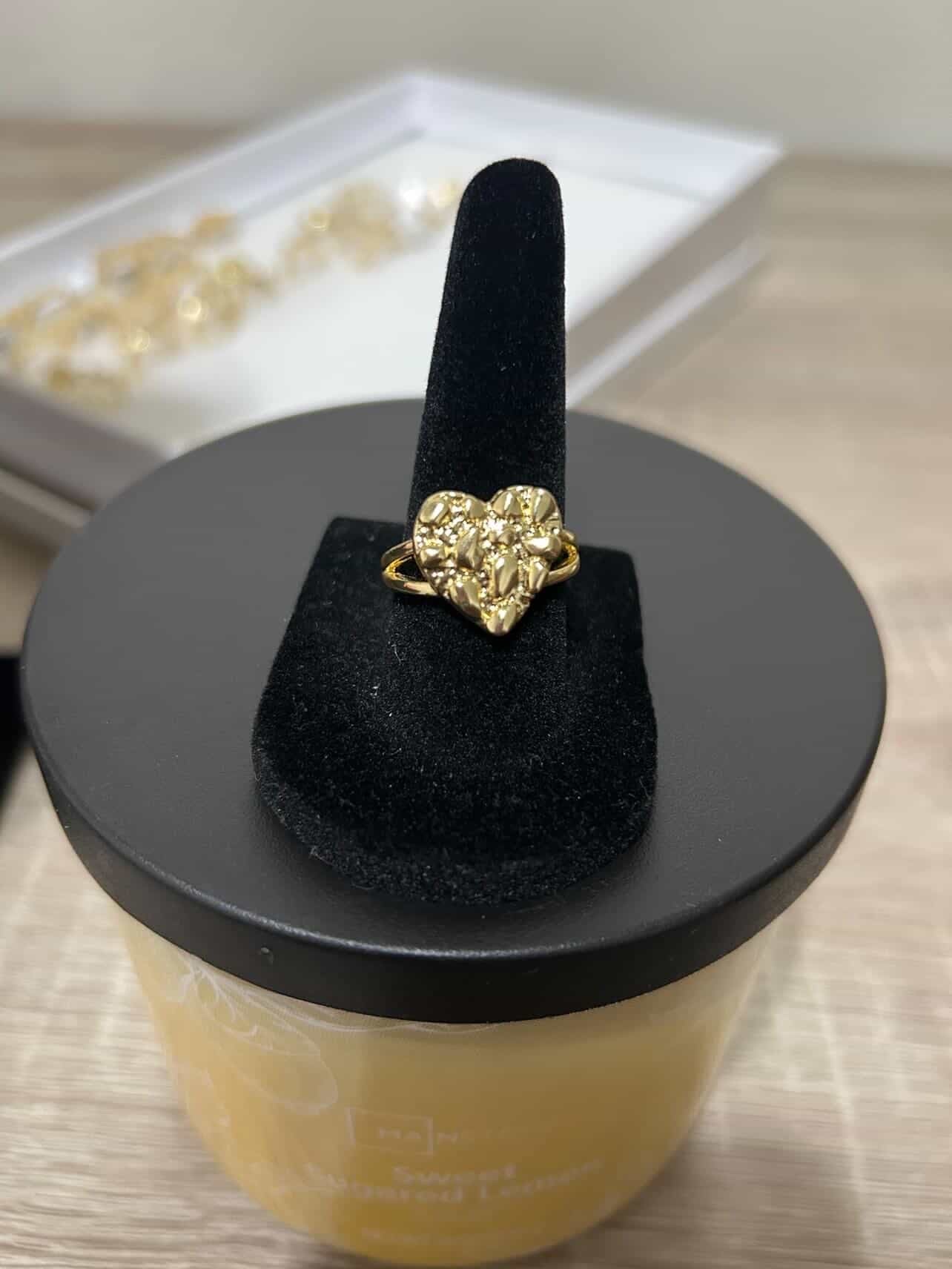 Heart Nugget Ring