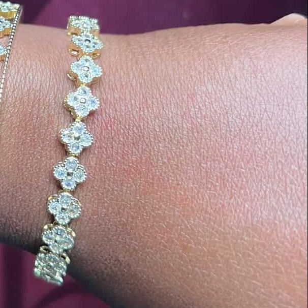 French lucky Clover Bracelet