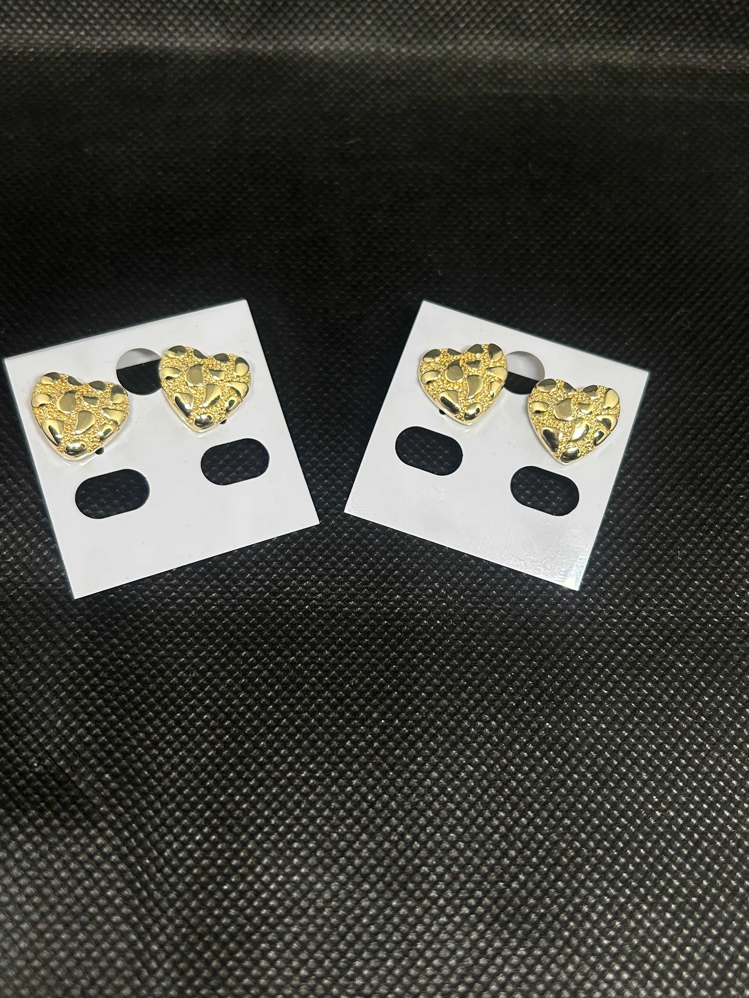 Heart Nugget Studs
