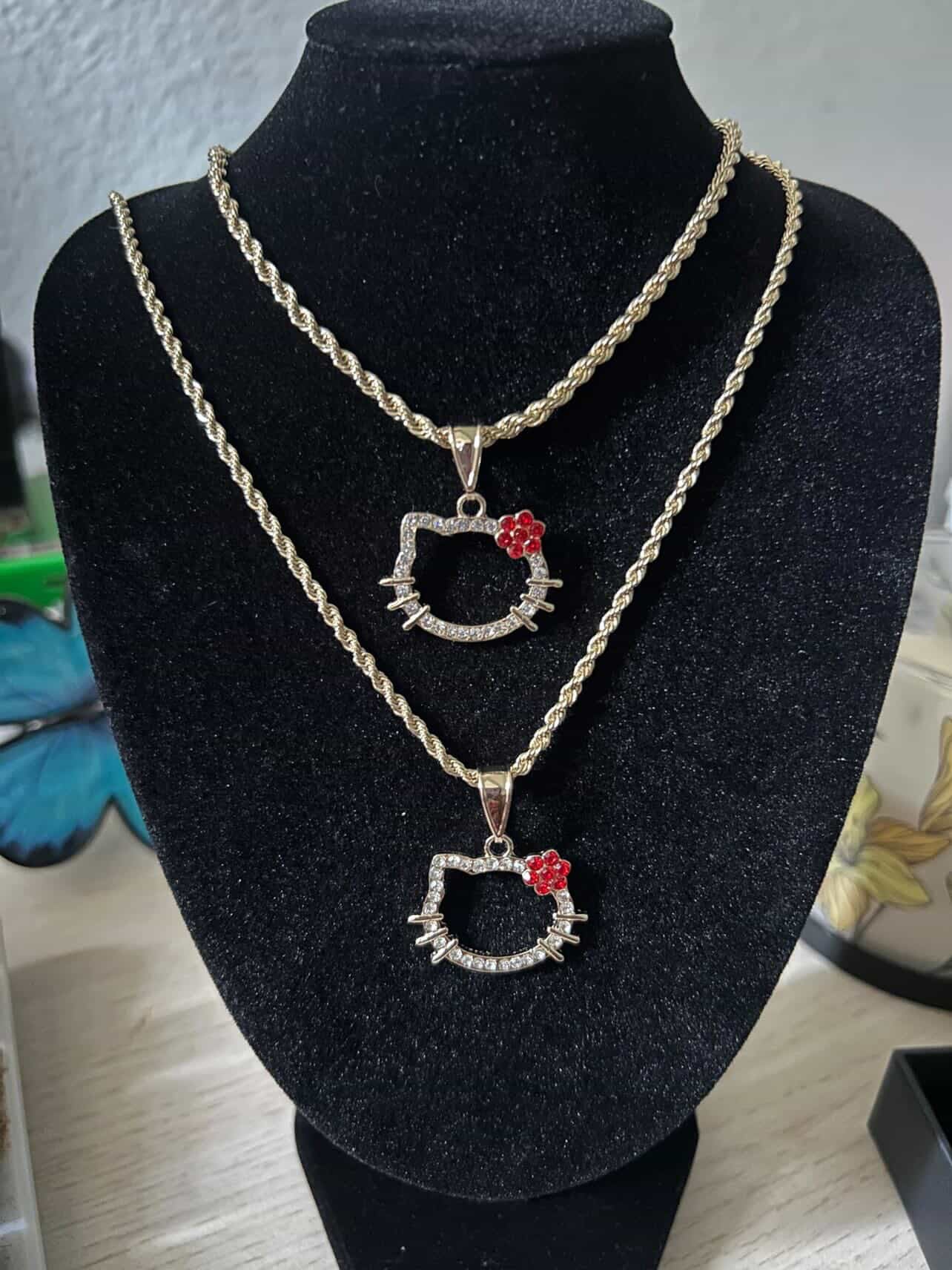 Hello Kitty Open face Necklaces