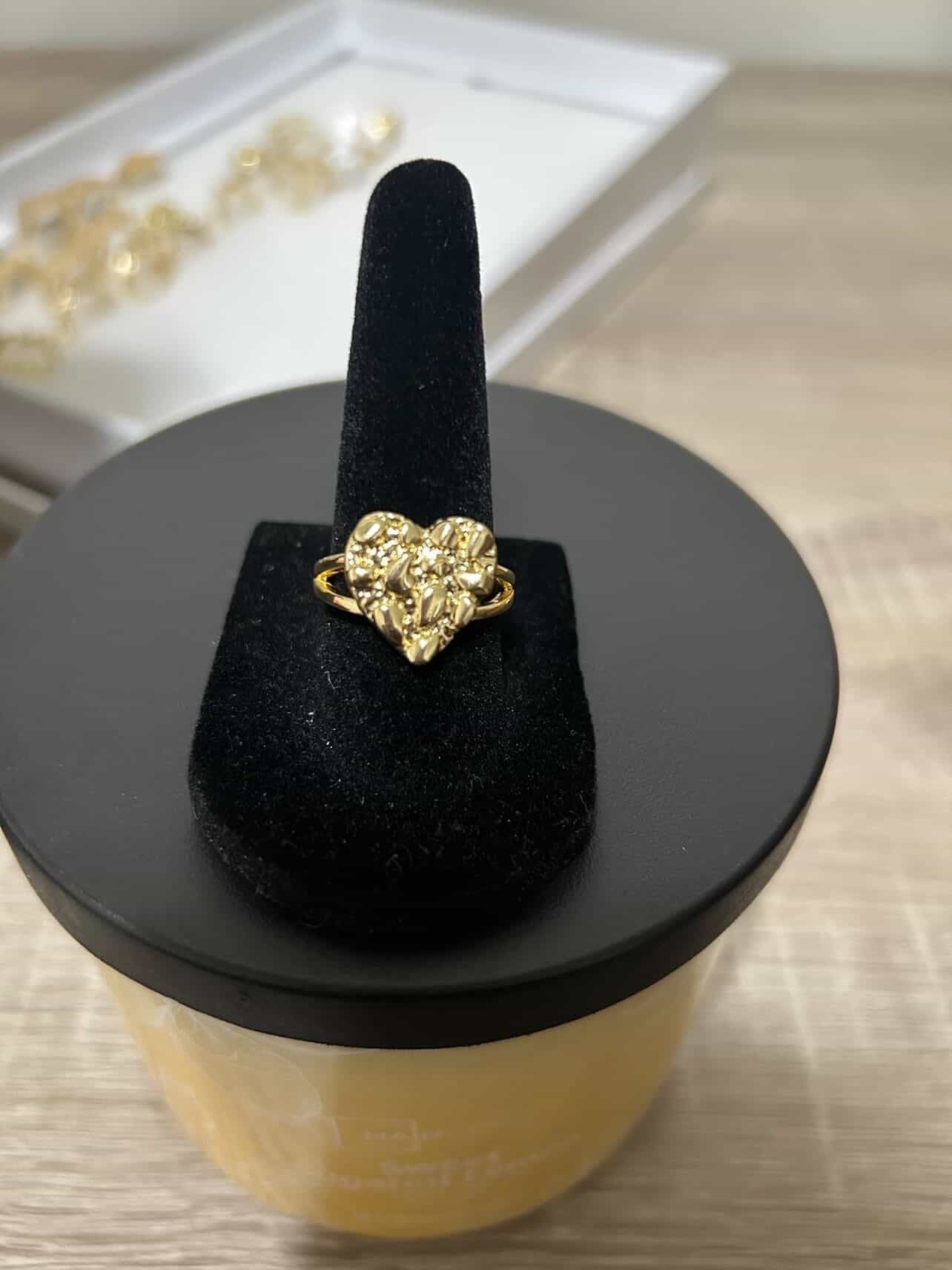 Heart Nugget Ring