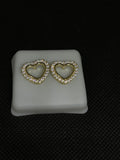 Diamond Heart Earrings